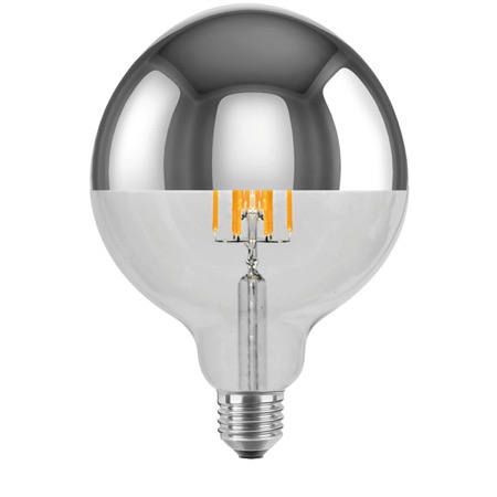 Lampe LED déco miroir 8W E27 2000 à 2900K IRC90 500lm 20000H - SEGULA