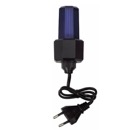 EASYFL-BL-Mini strobe bleu avec cable et fiche francaise lampe non remplacable