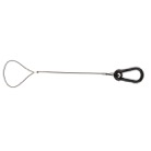 ELINGUE-130N - Elingue de sécurité couleur noire Ø 1 mm - longueur 30 cm - CMU = 20kg