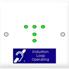 ETOK-Dessus de porte signalant le fonctionnement de la boucle d'induction