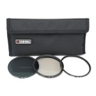 FILTERSET-49-Set de 3 filtres CARUBA UV, CPL, ND8 pour objectif de diamètre 49mm
