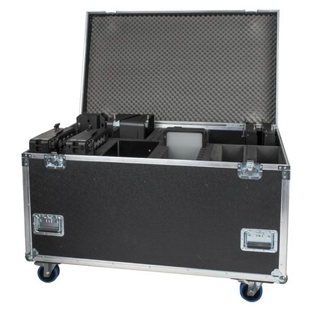 Flight-case DAP AUDIO pour 4 projecteurs Helix S5000 Q4 et accessoires