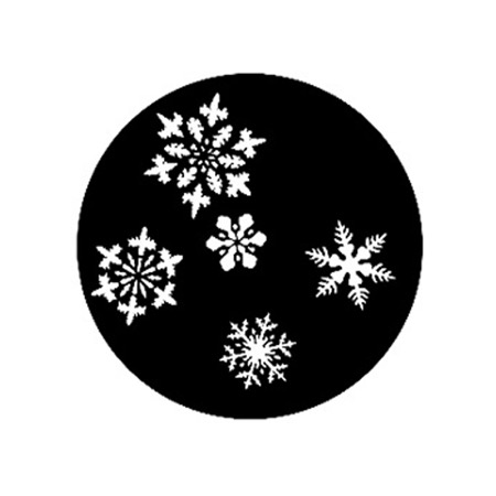 Gobo GAM 310 Small snowflakes - Taille D (54 mm)
