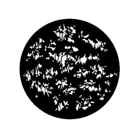 Gobo GAM 530 Foliage pattern - Taille A (100 mm)