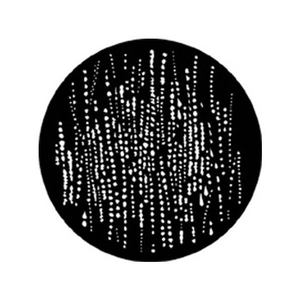 Gobo GAM 723 Heavy rain Taille A (100 mm) LA BS