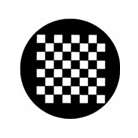 G78049-A-Gobo ROSCO DHA 78049 Chessboard - Taille A (100 mm)