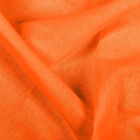 Coton gratté M1 140 g/m2 coloris orange O108 - Rouleau de 10 x 2,60m
