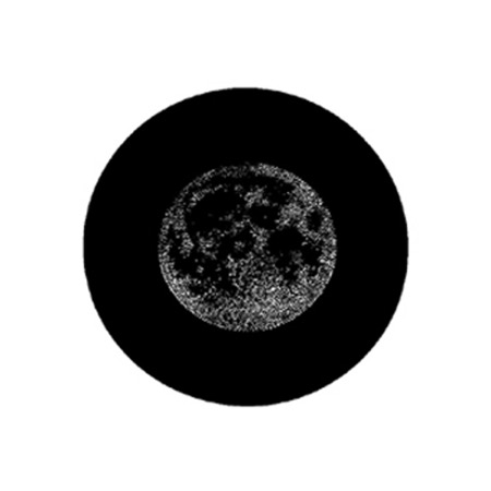Gobo GAM T24 Halftone full moon - Taille A (100 mm)