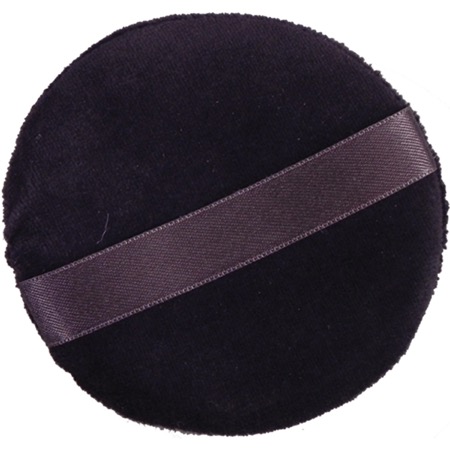 Houppe à poudre en velour noir diam. 9 cm MAQPRO