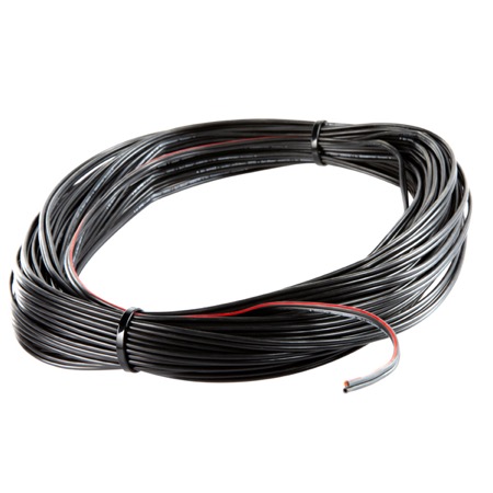 Câble HP contre-collé ECO 2 x 1,5mm² SOMMER Nyfaz-Noir - Bobine de 30m