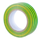 ISOLANT-JV - Isolant électrique PVC GRIPEUR 2725 - 15mm x 10m Jaune / Vert