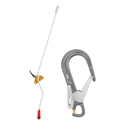 Système de positionnement Petzl grillon avec crochet. - Sécurité Landry