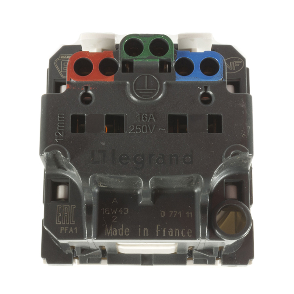 Prise TV Legrand Mosaic 50 - 1 Module Blanc, Fiche Femelle - Neuf Sans Emballage (réf 76731)