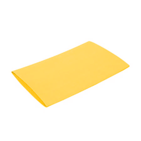 Manchon thermorétractable jaune 38/12mm - Longueur 10cm