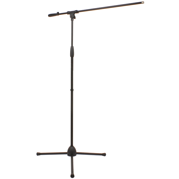 Stand Microphone Pied De Micro Perche Plugger Studio PDM Eco - Trépied Réglable 95-165cm Avec Perche 80cm Perche Micro Home Studio