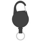 MOUSQ-RETRACT-Mousqueton porte clé avec câble rétractable pour badge