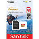 MSDXCEAC-64-Carte mémoire SANDISK Micro SD XC Extreme Action Cam - 64Go
