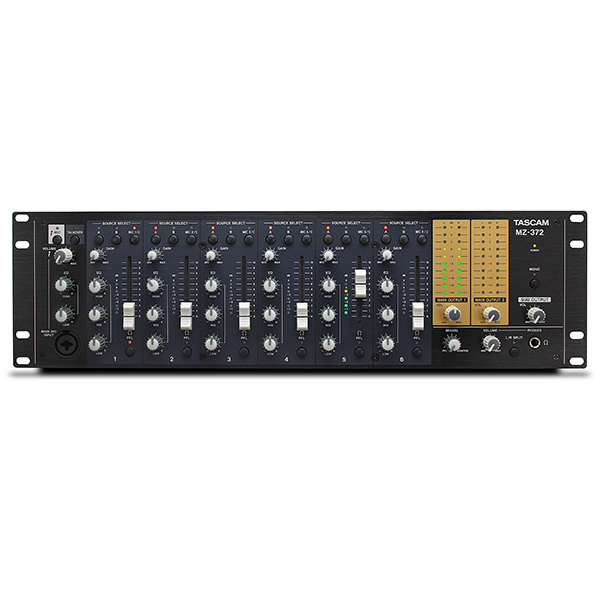 ALGAM AUDIO MPR-604 mélangeur audio 6 entrées, USB, DAB+ rackable 19