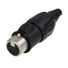 NC5FX-TOP - Fiche femelle XLR 5 points droite NEUTRIK TOP NC5FX-TOP - IP65