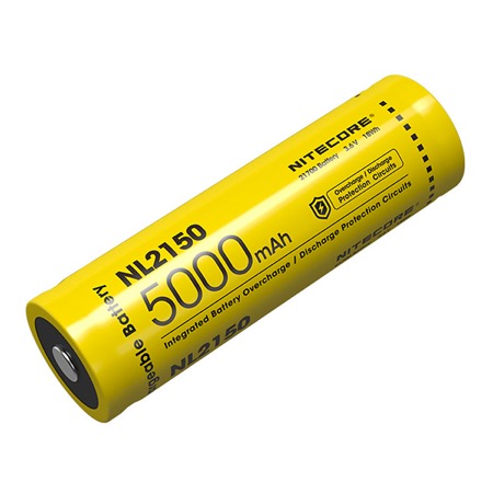 Batterie de rechange NITECORE NL2150 type 21700 pour lampe torche