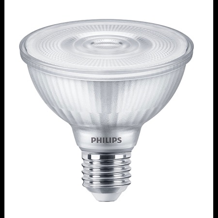 Lampe LED PAR30 9,5W E27 4000K 25° IRC80 820lm 25000H - PHILIPS