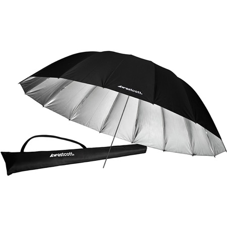 Parapluie réflecteur Soft Silver WESTCOTT 7' - Diamètre : 210 bcm