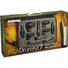 PGADRUM-KIT7-Kit de 7 micros batterie en valise + câbles + acc PGA DRUM Shure