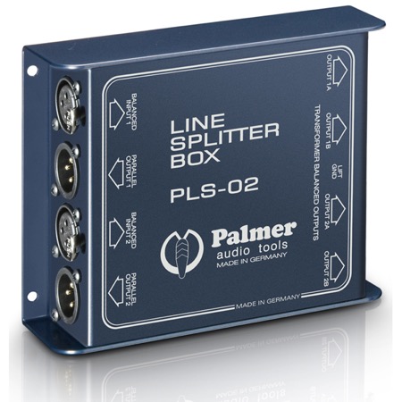 Splitteur audio passif niveau LIGNE 2 canaux PLS02 PALMER