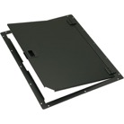 PORTE-4250-Porte pour rack 19 - loquet en plastique noir - Dim : 42 x 50cm