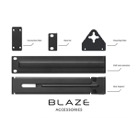 POWERZONE-HALFWALL-Kit de fixation mural pour ampli numérique Blaze 1/2U