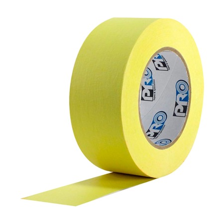 Adhésif papier opaque PRO TAPES Pro 46 Crepe Paper Tape - Jaune