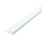 PROFIL-CIMAISE-2-Profilé 27 x 10mm aluminium laqué blanc pour cimaise à tableau - 2m