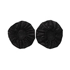 PROTEC-N6-Lot de 100 Charlottes pour Micro ou casque Noir 6,35cm - 2,5 inch
