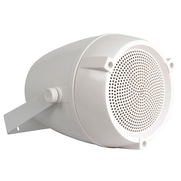 Projecteur De Son Power Dynamics PSP6 - Enceinte 20W Blanc Résistant Intempéries Pour Extérieur