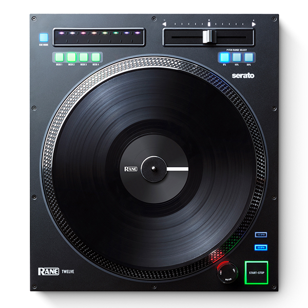 Contrôleur motorisé 12'' avec ergonomie platine vinyle TWELVE RANE LA BS