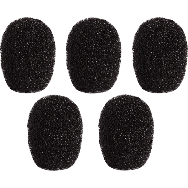 5 Bonnettes Anti-vent Pour Micro Col De Cygne - Mousse Noire, Qualité Audio - 3