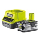 RYOBI-RC18120-140-Batterie lithium+ 18V - 4,0Ah et 1 chargeur rapide 2,0A - ONE+ RYOBI