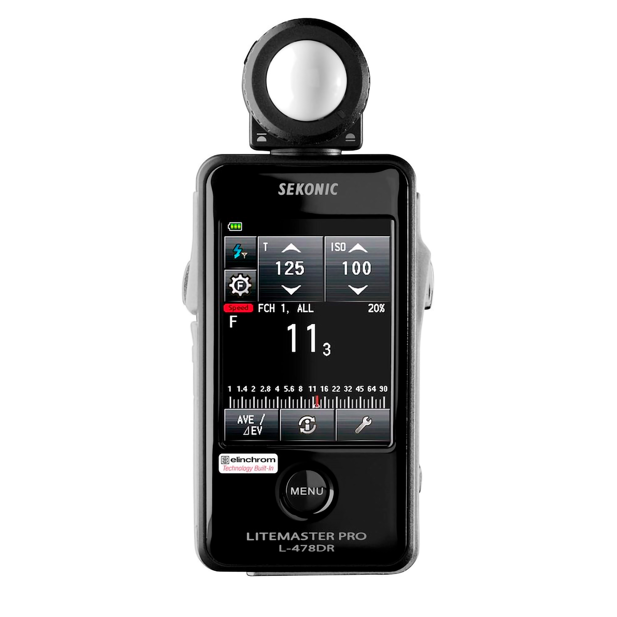 Posemètre Litemaster SEKONIC L478DR - Pour Elinchrom - LA BS