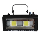 STROBELED-40-Stroboscope LED 2 x 20W mode auto/music/manuel