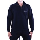 SWEATZIP-EQUIPE-XL-Sweat-shirt zipé 70% coton / 30% PE NOIR -  Equipe Technique - XL