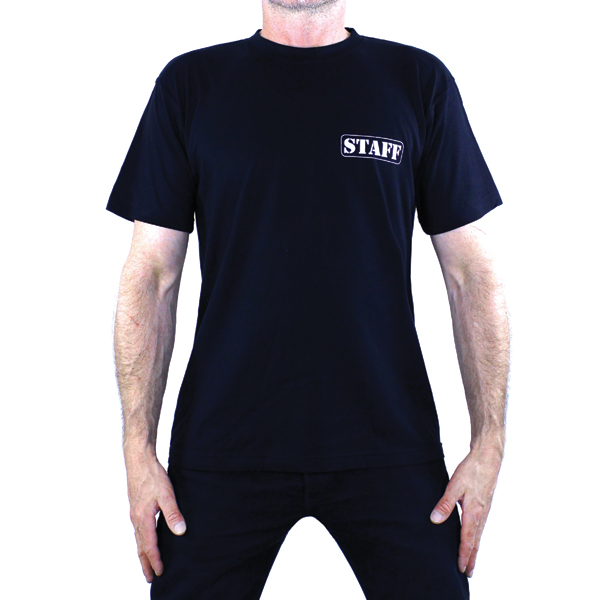 Tee-shirt 100% coton NOIR 150 g/m² - STAFF - XXL - LA BS