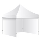 TENTESET3M-3M-50B-Tente pop-up qualité supérieure 3m x 3m blanche complète