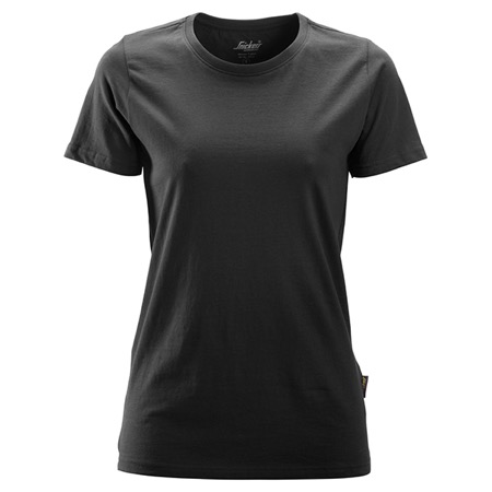 T-Shirt femme en coton Snickers Workwear - Noir - Taille XL