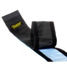 TUNNELTEX-N-Passage de câble textile sur Velcro® pour moquette - Noir 1m