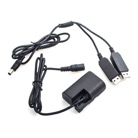 USB-LPE6-Cordon adaptateur CARUBA 2x USB - Batterie type Canon LP-E6