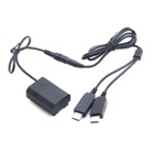 USB-NPFZ100-Cordon adaptateur CARUBA 2x USB - Batterie type SONY NP-FZ100 