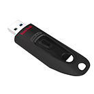 USB-ULTRA-32-Lecteur Flash - Clef USB SANDISK Ultra USB 3.0 32Go - Noir/Rouge