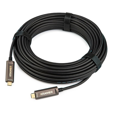 Cordon USB 3.1 gen 2 type-C fibre optique KRAMER - 10,7m