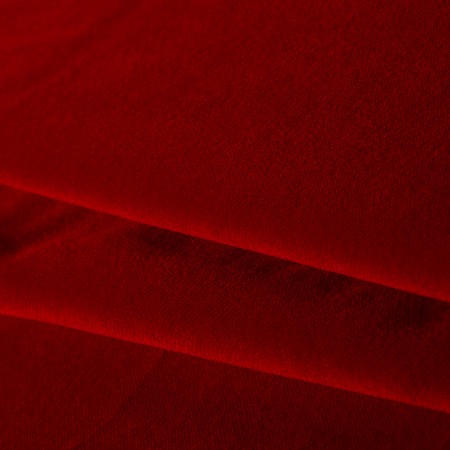 Velours polyester Trevira CS 380g/m2 M1 largeur 145cm - ROUGE THEATRE