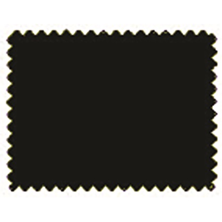 Rideau molleton coton 320 g/m² noir - Dim. (LxH) : 3,00 x 1,20m